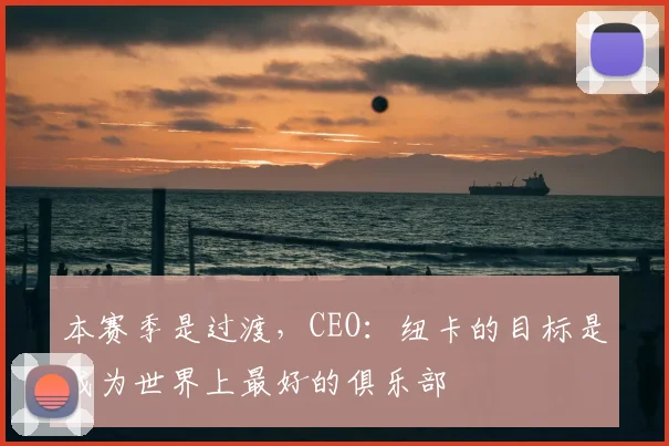 本赛季是过渡，CEO：纽卡的目标是成为世界上最好的俱乐部
